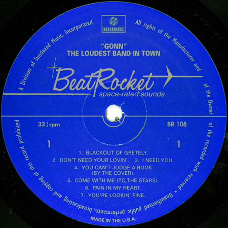 gonn lp loudest band in town label 1 touched up
